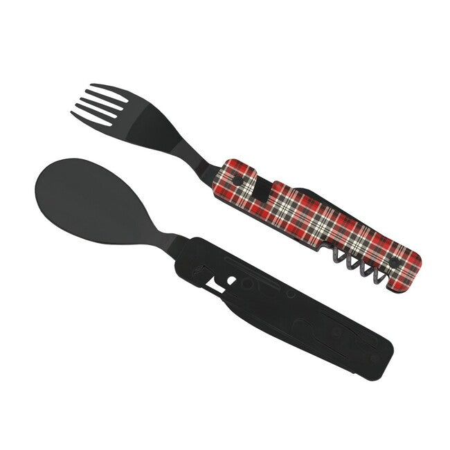 Akinod A02B00012 Multifunktions- sada 13h25, black mirror finish, Red Tartan