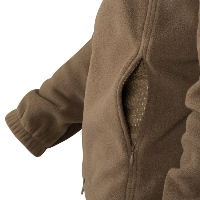 Helikon-Tex Cumulus damen-Fleece-T-shirt mit Kapuze, schwarz