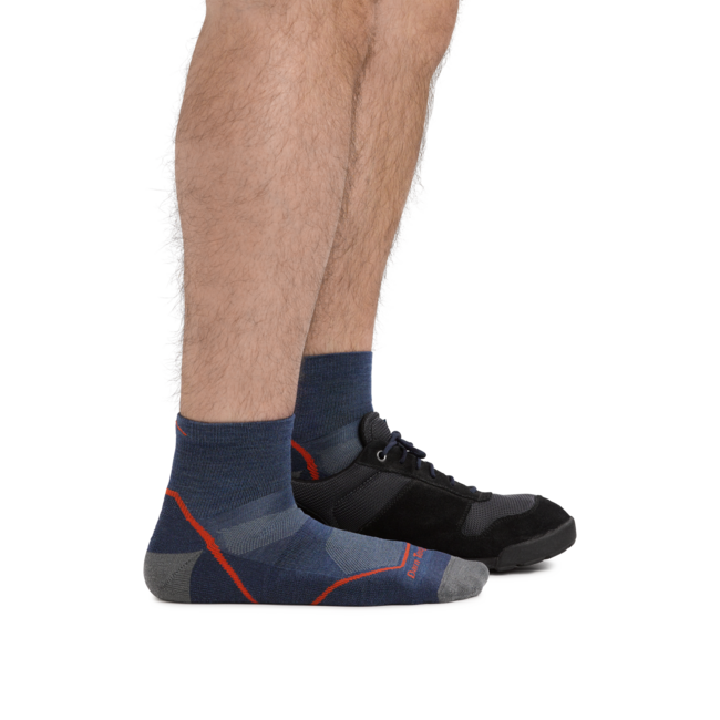 Darn Tough Light Hiker 1/4 Socks, Denim