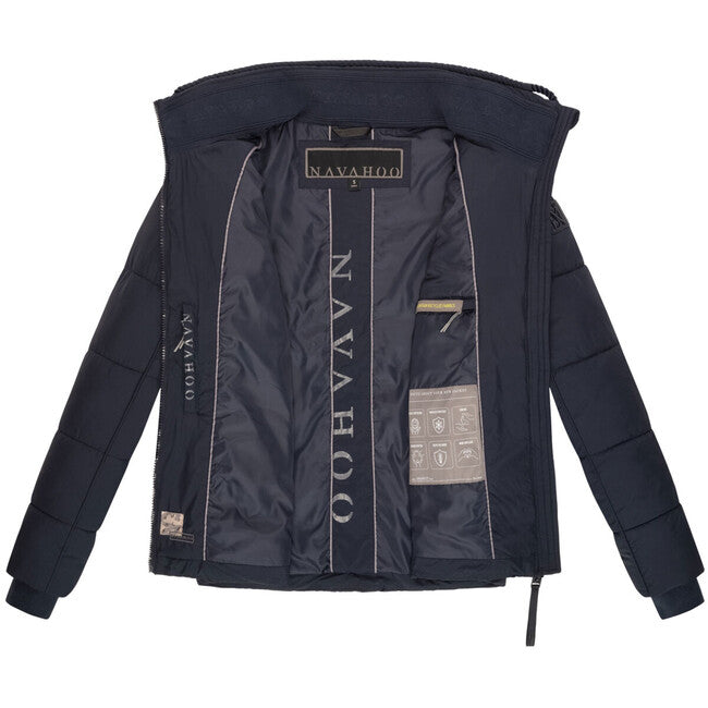 Navahoo Liebesfee damen Winterjacke, marineblau