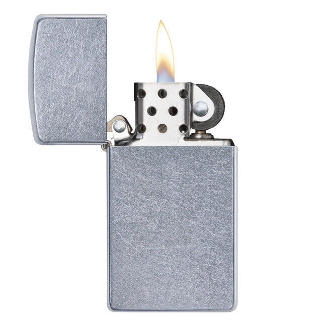 Zippo Slim Street Chrome Benzine Lighter