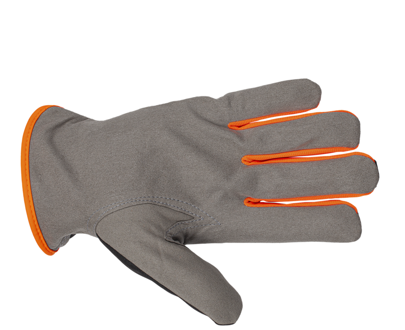 BENNON CARPOS schutzhandschuhe, grau/orange (12 Stück)