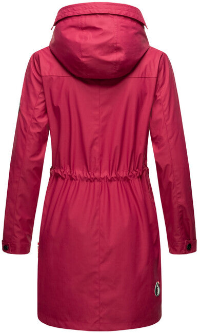 Navahoo Deike fuchsia damen Winter Regenjacke mit Kapuze