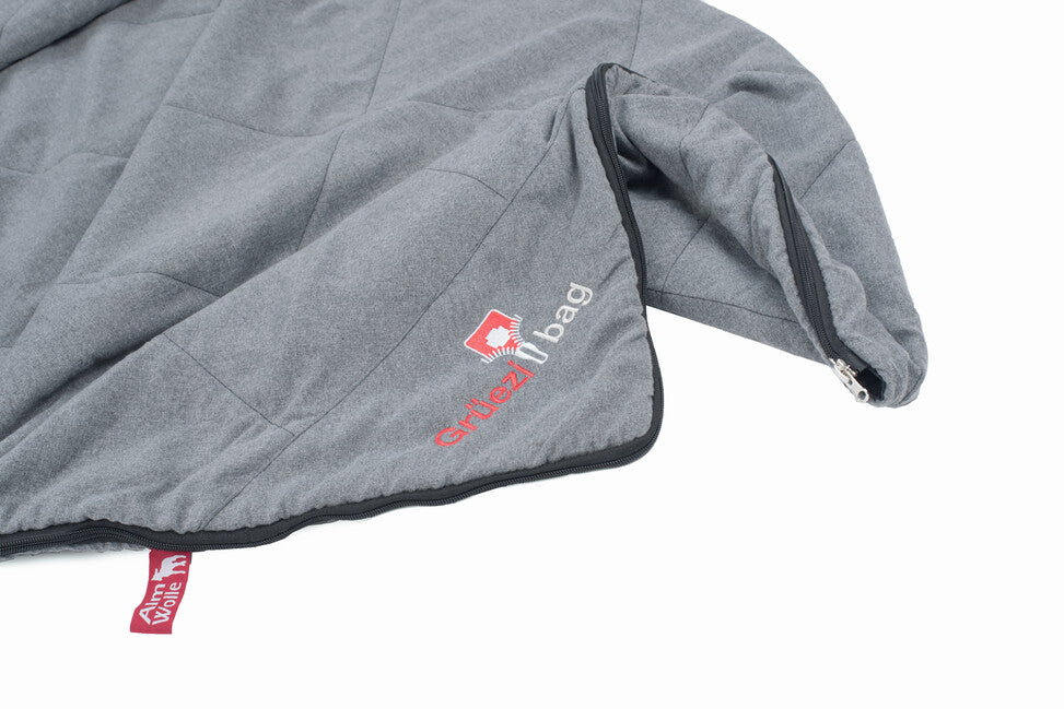 Grüezi-Bag Wellhealth Grüezi Wool Blanket, Grey