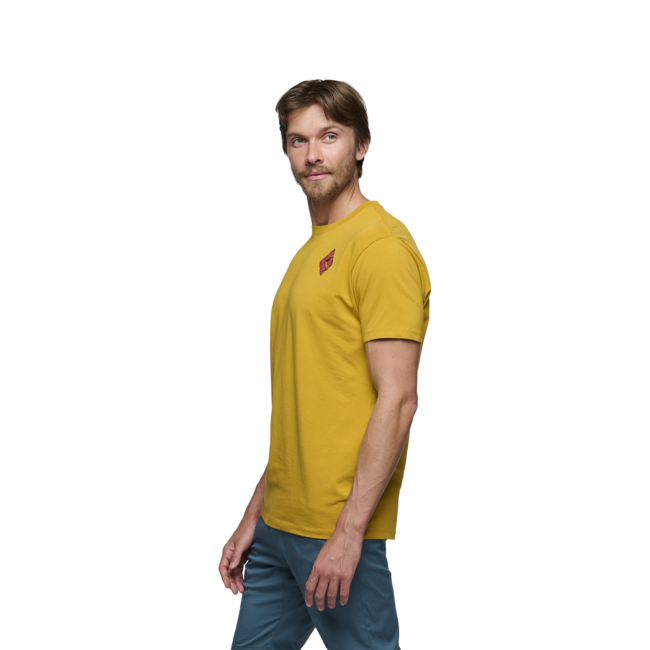 Black Diamond Mono Pocket herren kurzarm-T-shirt, bernsteinfarben