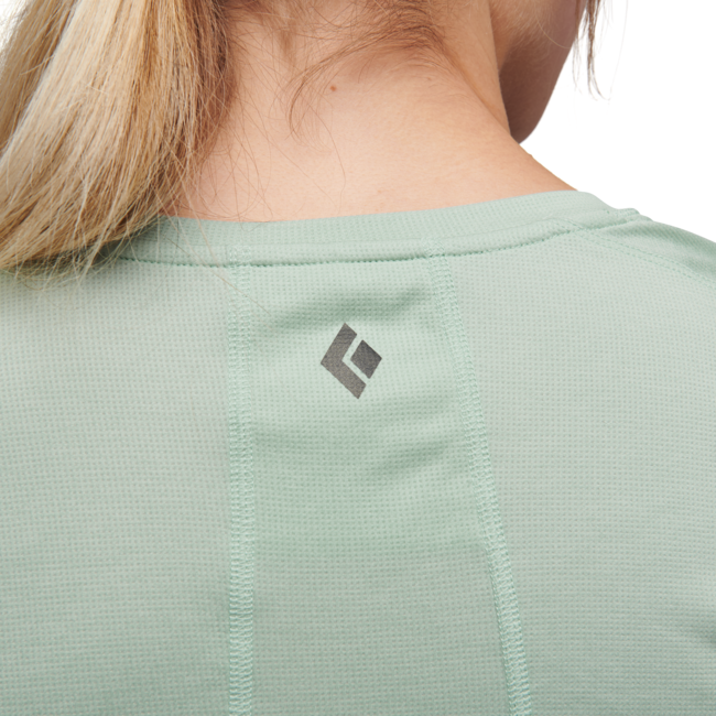 Black Diamond Lightwire Tech damen-Kurzarm-T-shirt, schaumgrün