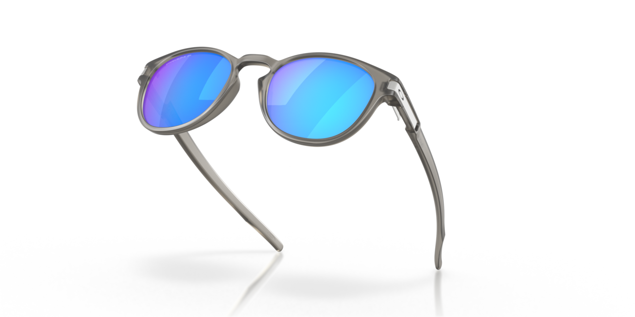 Oakley LATCH Sonnenbrille mit Rahmen Matte Grey Ink und mit Dias Prizm Sapphr Irid Polar 53