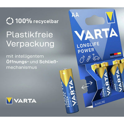 Varta Longlife Power AA / Mignon Batterie 4 Stück
