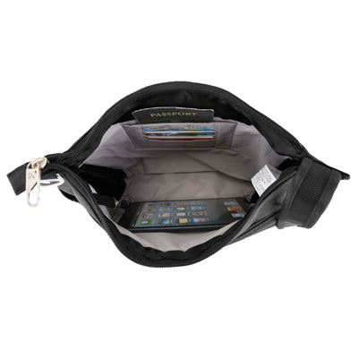 Travelon Crossbody Classic Lady Anti-Diebstahl Umhängetasche schwarz