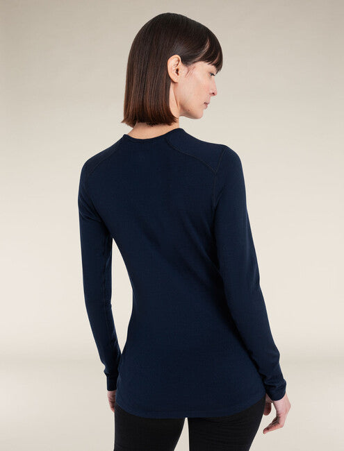 Icebreaker 260 Tech long sleeve thermal T-shirt, dunkelblau
