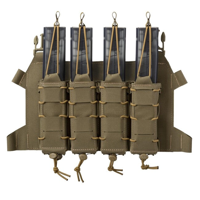 Direct Action® Leichtes Holster Für 4 SMG-Magazine, schwarz