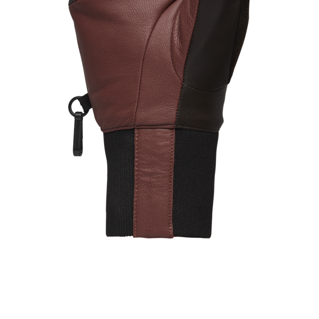 Black Diamond Session Knit Mitts Winter Gloves, cafe brown-mulled cider