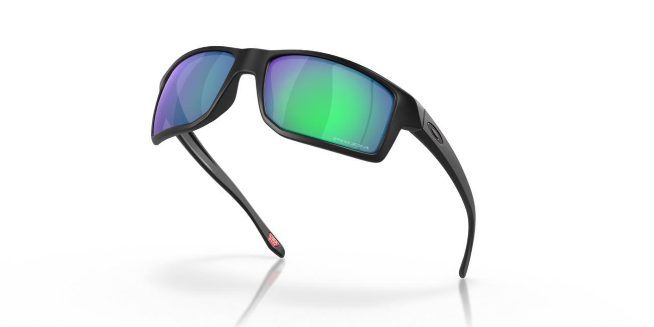Oakley GIBSTON Sonnenbrille mit Rahmen Matte Black und mit Dias Prizm Jade 61