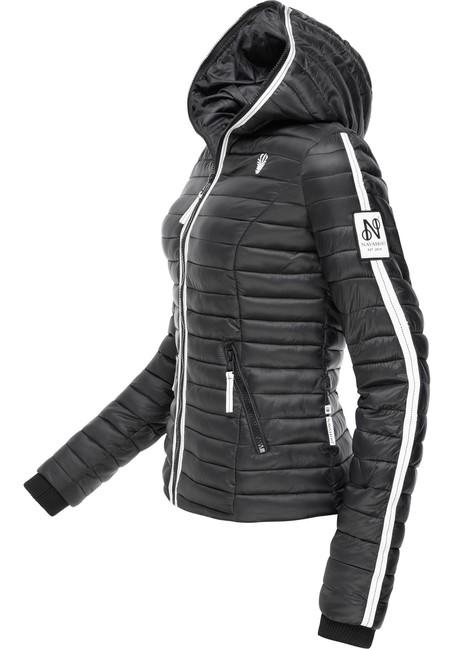 Navahoo Kimuk Princess damen Übergangsjacke mit Kapuze, schwarz