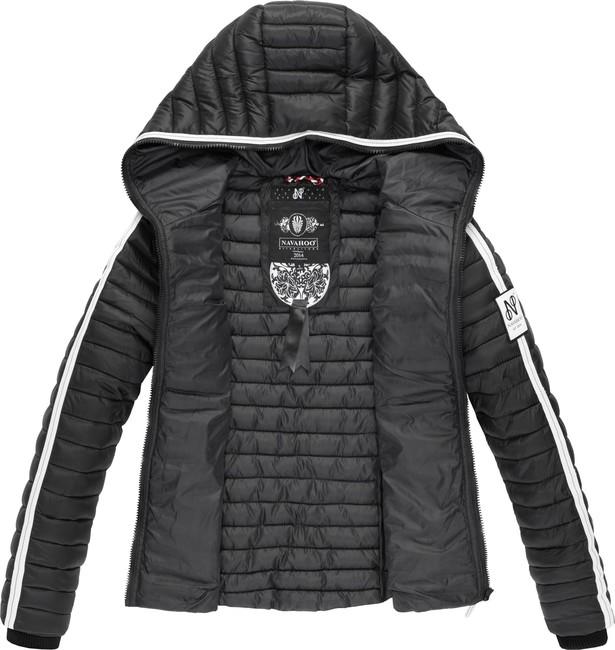 Navahoo Kimuk Princess damen Übergangsjacke mit Kapuze, schwarz