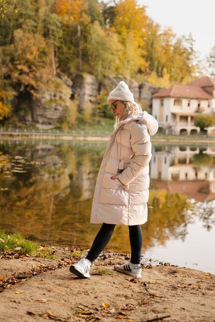 HUSKY Nerine hardshell plüschmantel, beige