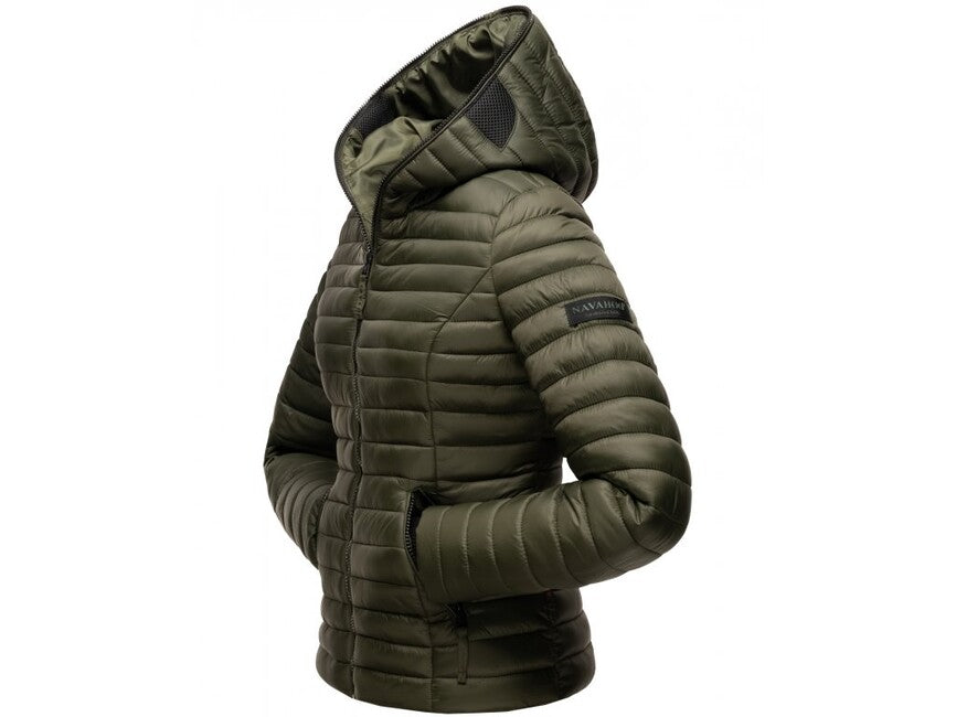 Navahoo Kimuk damen Übergangsjacke mit Kapuze, oliv