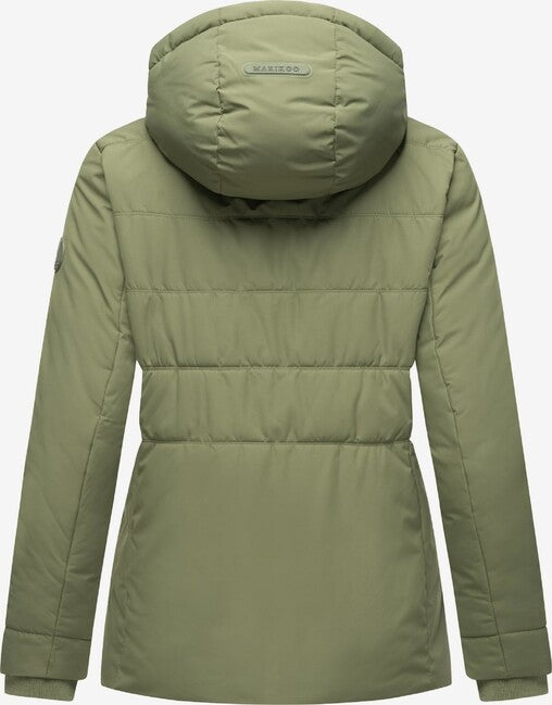 Marikoo Alemee damen Winterjacke mit Kapuze, oliv