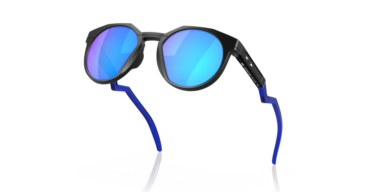 Oakley HSTN Sonnenbrille mit Rahmen Matte Black und mit Dias Prizm Sapphire Polar 52