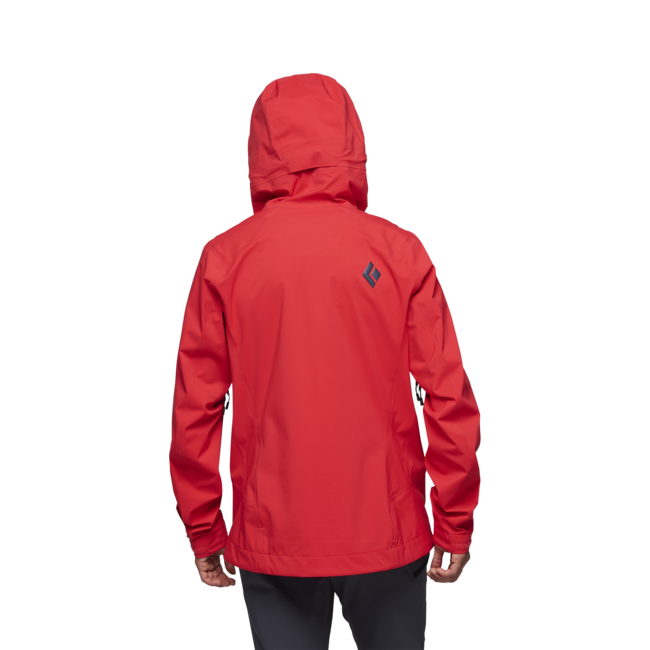 Black Diamond HighLine Stretch Shell damen-Regenjacke, korallenrot