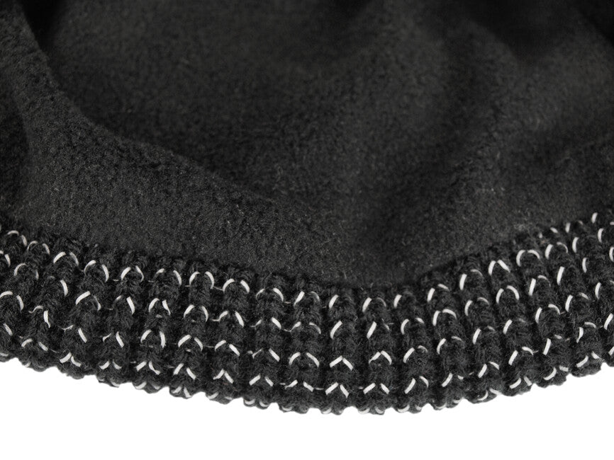 Origin Outdoors Reflektierende Mütze Schwarz mit Krempe