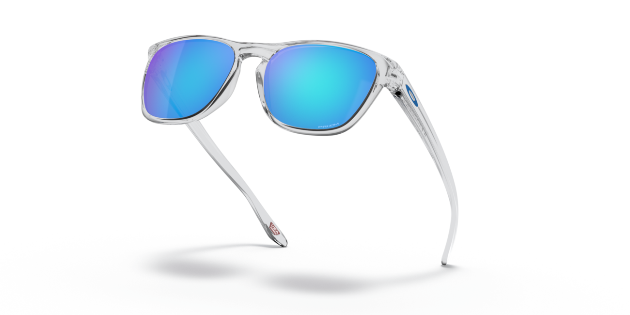 Oakley MANORBURN Sonnenbrille mit Rahmen Polished Clear und mit Dias Prizm Sapphire 56