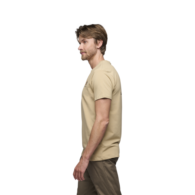 Black Diamond Faded herren kurzarm-T-shirt, khaki