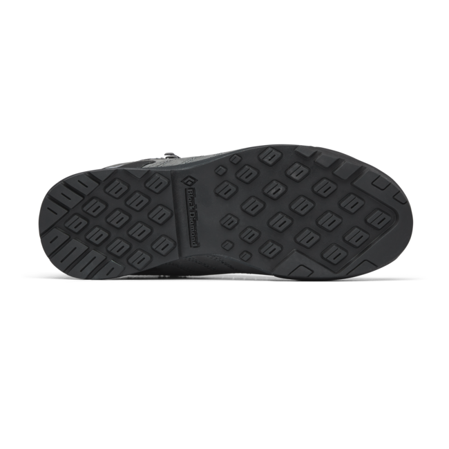 Black Diamond Mission Mid Waterproof Approach damen-Wasserdichte Leder-Approachstiefel, stahlgrau-küstenblau
