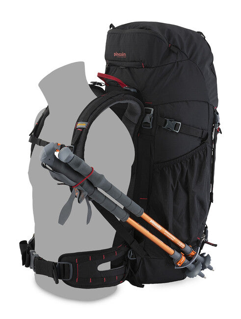 Pinguin Walker Backpack, 50 L, Black