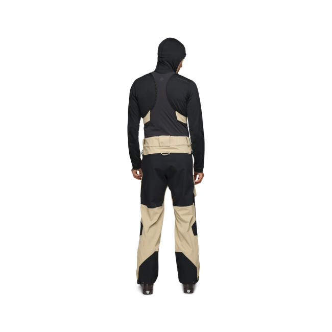 Black Diamond Recon Stretch Pro Bibs, khaki-smoke