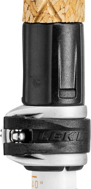 LEKI Cressida FX Carbon AS trekkingstöcke, weiß-mango-silber, 100 - 120 cm