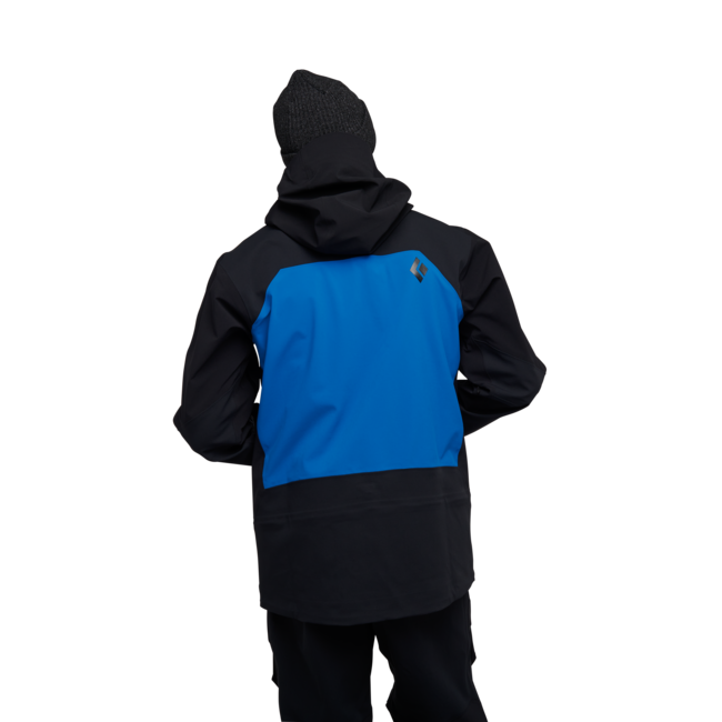 Black Diamond Recon Stretch Pro Shell men's ski jacket, schwarz-kingfisher