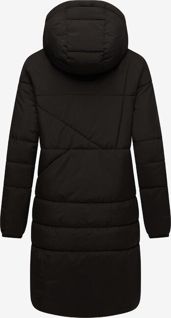 Navahoo Bliblablubb damen Winterjacke mit Kapuze, schwarz