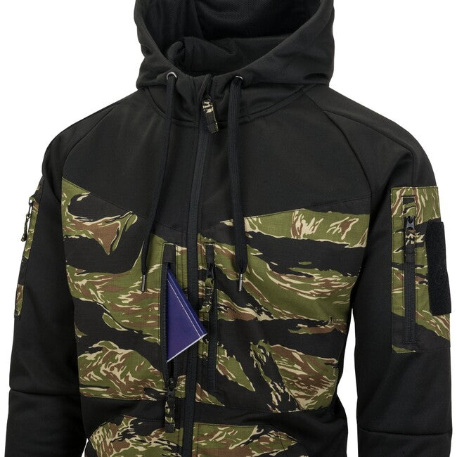 Helikon - Tex ROGUE hoodie, BLACK/US WOODLAND