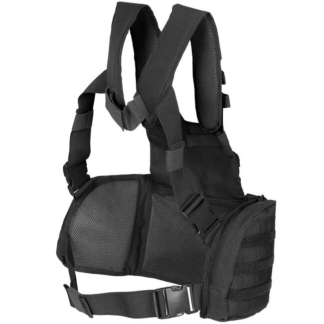 MFH Professional Taktische Weste Chest Rig Mission, schwarz