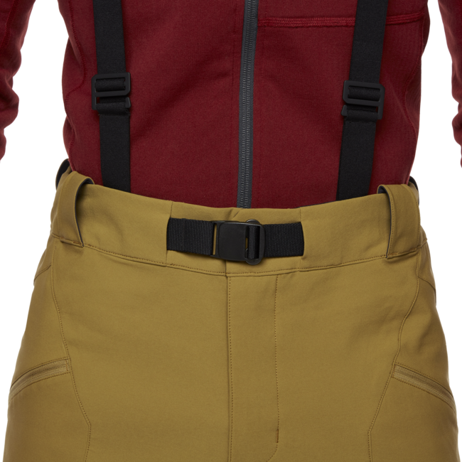 Black Diamond Dawn Patrol Hybrid herren-hose, dunkles curry