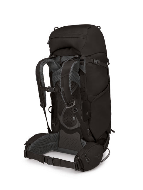 Osprey Kestrel 58 Hiking Backpack, Black