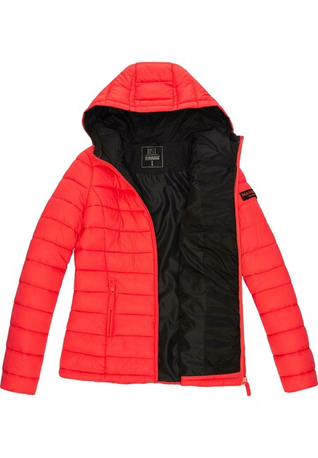Navahoo Lucy damen Übergangsjacke mit Kapuze, neon coral
