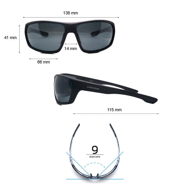 Urbanium Oslo Sonnenbrille polarized grey herren