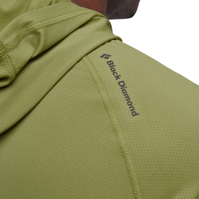 Black Diamond Alpenglow herren sweatshirt, Camp green