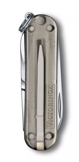 Victorinox Vreckový nôž Classic SD Transparent, sivá