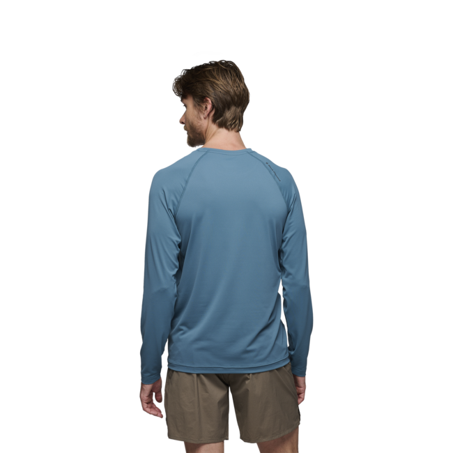 Black Diamond Alpenglow Crew herren Langarm-T-shirt, creek blue