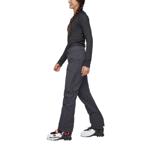 Black Diamond Dawn Patrol Hybrid παντελόνι γυναικείο, carbon