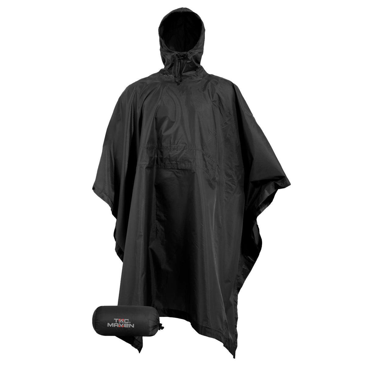 Pentagon Poncho Thunder Rip-Stop, schwarz