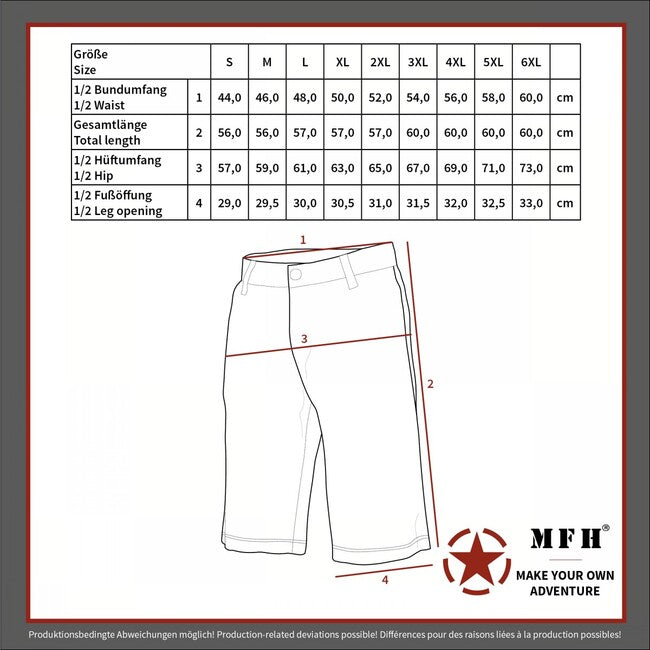 MFH GB Combat Shorts, Coyote Tan