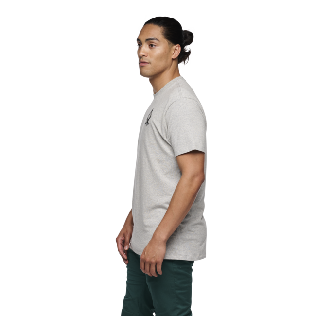 Black Diamond Boulder herren Kurzarm-T-shirt, nickel heather