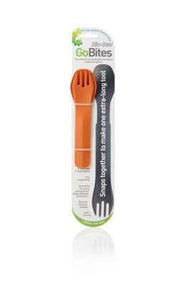 Humangear GoBites BIO DUO besteck orange