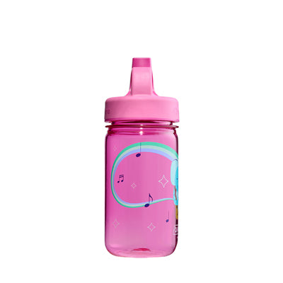 Nalgene Grip-n-Gulp Sustain 0,35 l mit Deckel, rosa musikalischer Elefant
