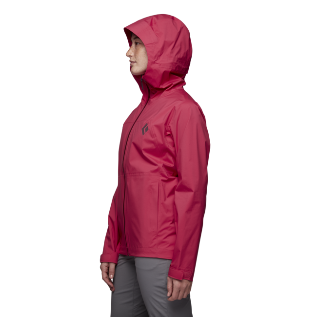 Black Diamond StormLine Stretch Rain Shell damen-Regenjacke, granatapfel