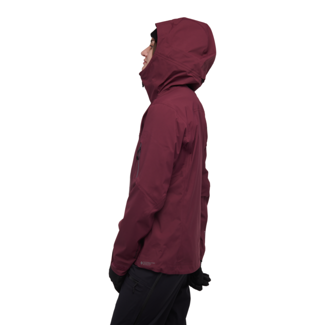 Black Diamond Recon LT Stretch Shell damen-Skijacke, Brombeere